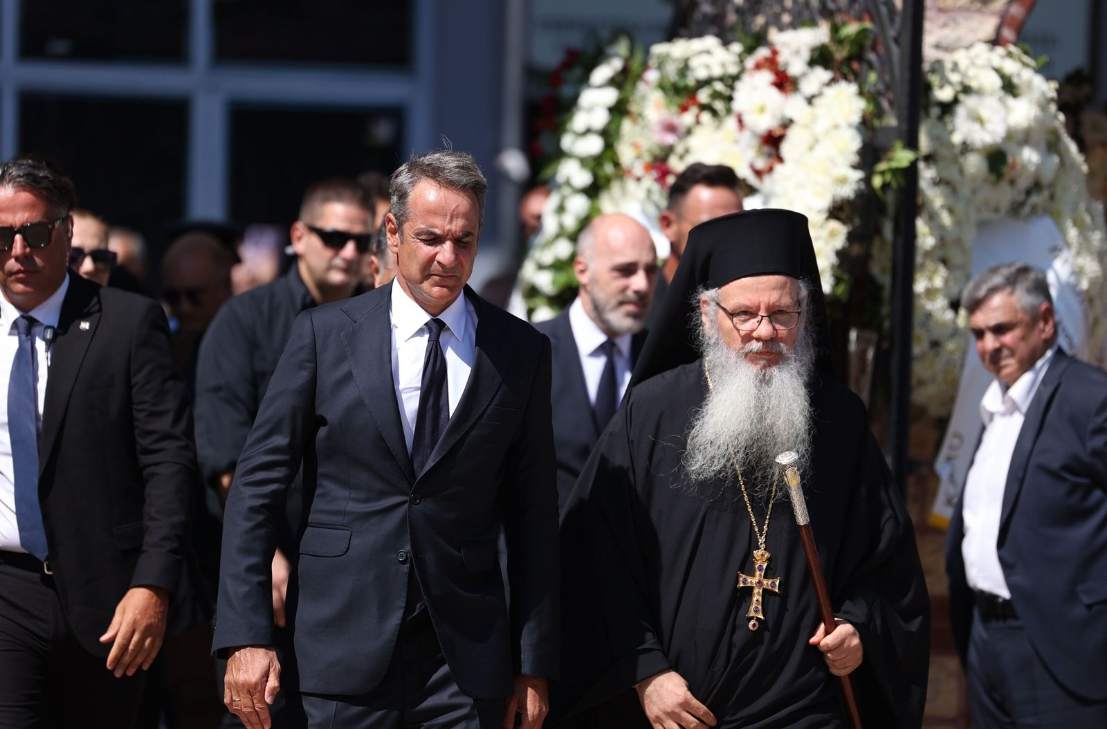 Κηδεία του γραμματέα της Κοινοβουλευτικής Ομάδας της Νέας Δημοκρατίας Απόστολου Βεσυρόπουλου στην Αλεξάνδρεια Ημαθίας