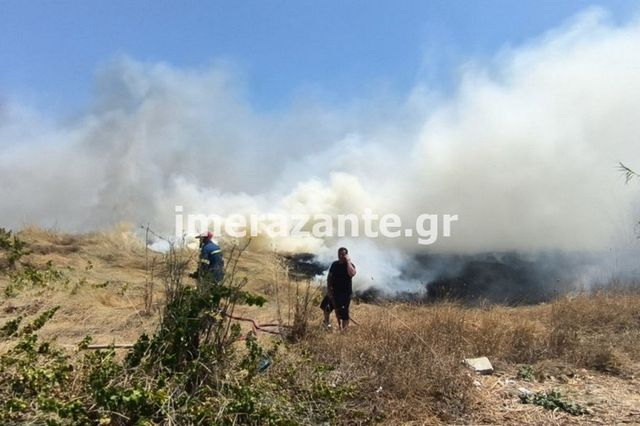 Φωτιά στον Λαγανά Ζακύνθου – Απειλούνται κατοικίες
