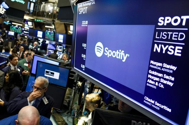 το Spotify στο χρηματιστήριο