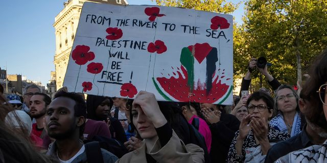 Πορεία υπέρ της Παλαιστίνης στη Γαλλία