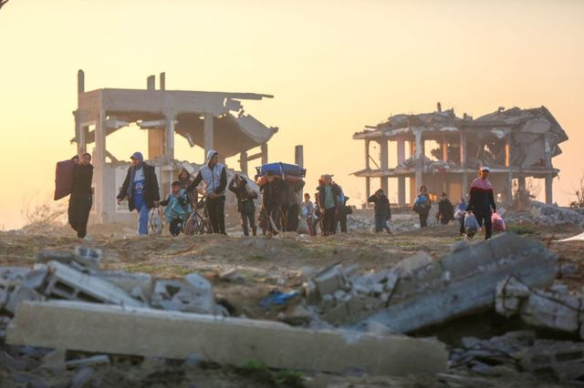 Gaza Palestinos hogares