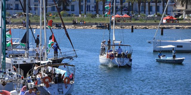 Πλοία του στολίσκου Global Sumud Flotilla
