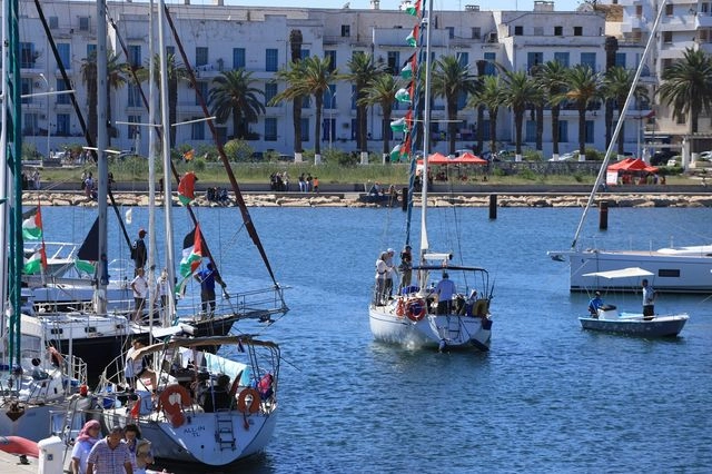 Πλοία του στολίσκου Global Sumud Flotilla