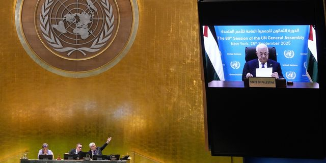 Αμπάς στον ΟΗΕ: “Η αυγή της ελευθερίας θα ανατείλει – Δεν θα εγκαταλείψουμε την πατρίδα μας”