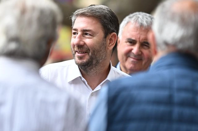 Ο Νίκος Ανδρουλάκης στη Χίο