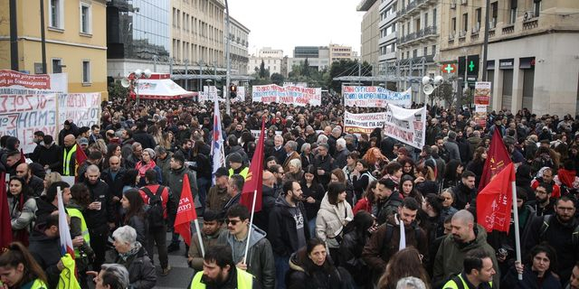 Απεργιακή συγκέντρωση στην Αθήνα (αρχείου)
