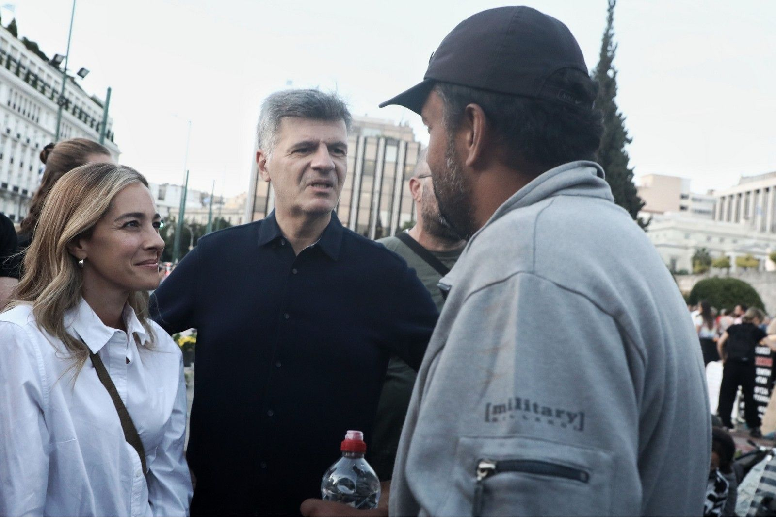 Νατάσσα Μποφίλιου και Φοίβος Δεληβοριάς στο πλευρό του Πάνου Ρούτσι