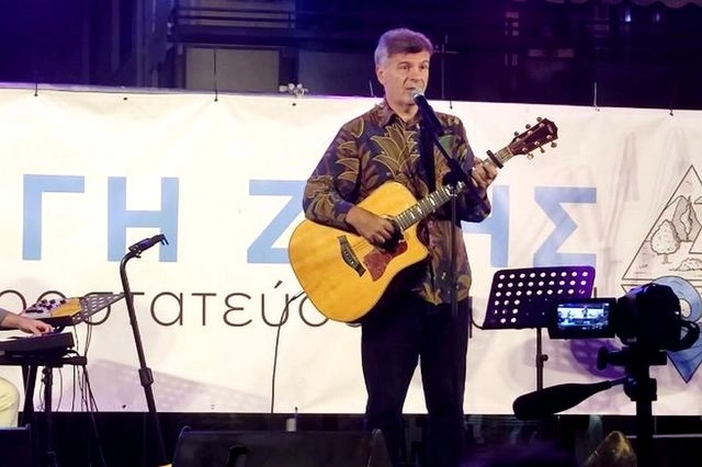 Ο Φοίβος Δεληβοριάς στην Κόνιτσα