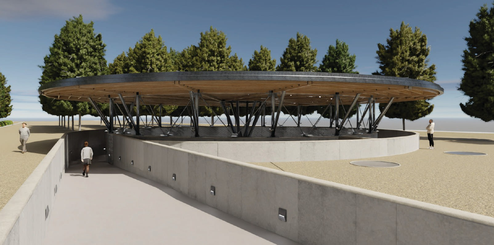 Φωτορεαλιστική απεικό πρόσβασης-εισόδου