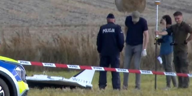 Κομμάτι από drone που έπεσε στο έδαφος της Πολωνίας