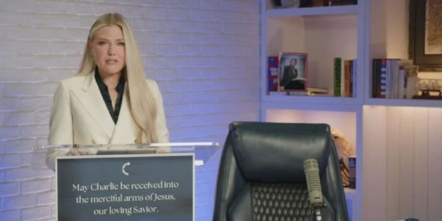 Συγκλονισμένη η χήρα του Τσάρλι Κερκ: “Η φωνή του άντρα μου θα μείνει ζωντανή”