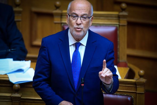 Ο Γιώργος Φλωρίδης στη Βουλή