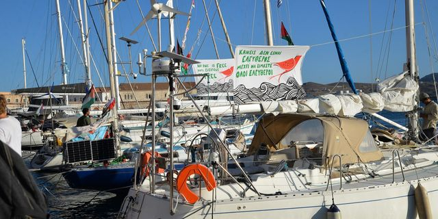 Τα ελληνικά πλοία - μέλη της αποστολής Global Sumud Flotilla