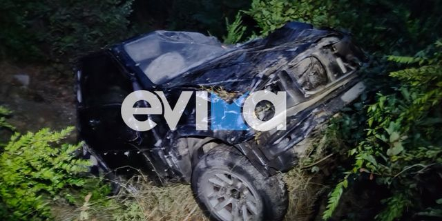 Τροχαίο στην Εύβοια: Αυτοκίνητο έπεσε σε χαράδρα 150 μέτρων – Ένας νεκρός