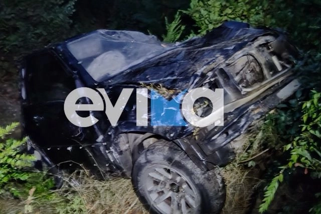 Τροχαίο στην Εύβοια: Αυτοκίνητο έπεσε σε χαράδρα 150 μέτρων – Ένας νεκρός