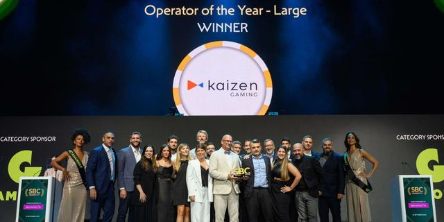 Η Kaizen Gaming αναδεικνύεται «Operator of the Year» στα SBC Awards 2025
