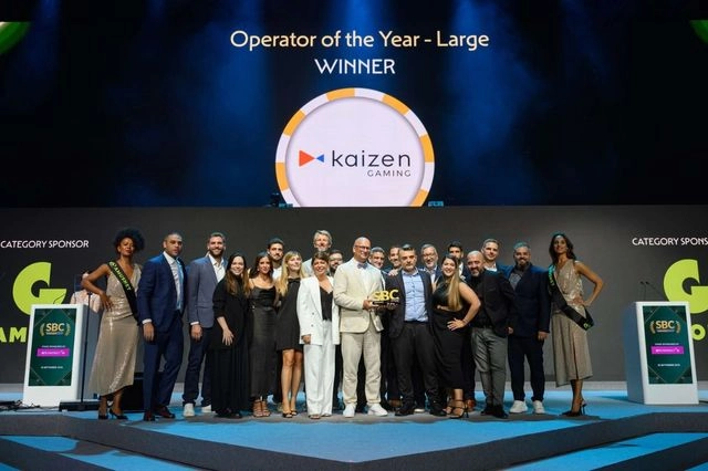 Η Kaizen Gaming αναδεικνύεται «Operator of the Year» στα SBC Awards 2025