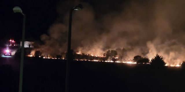 Λάρισα: Πυρκαγιά κοντά στο Νέο Κοιμητήριο και τις Φυλακές της πόλης