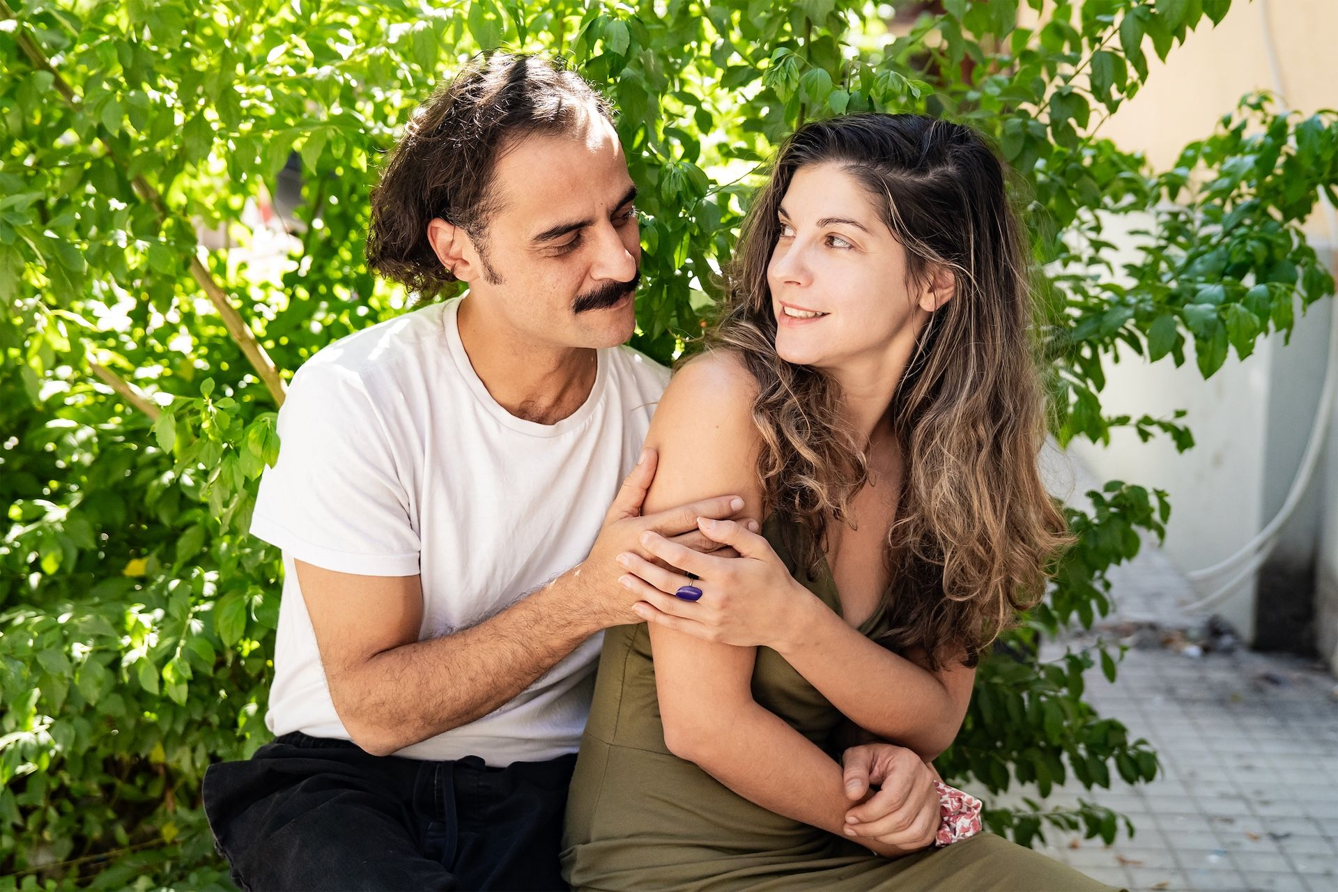 Η Ηρώ Μπέζου και ο Αινείας Τσαμάτης