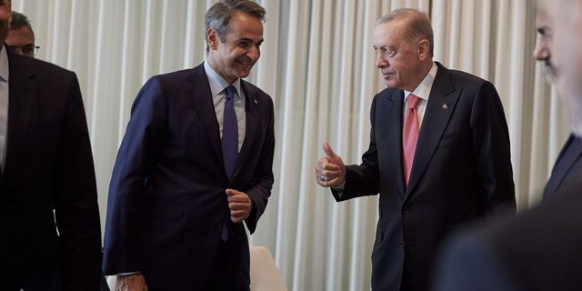 Κυριάκος Μητσοτάκης και Ρετζέπ Ταγίπ Ερντογάν