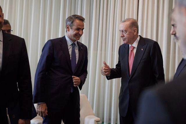 Κυριάκος Μητσοτάκης και Ρετζέπ Ταγίπ Ερντογάν
