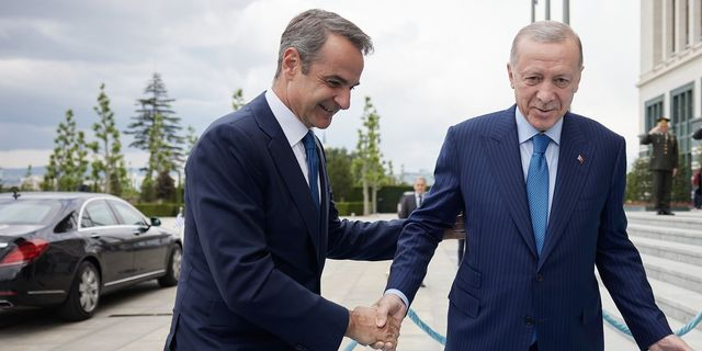 Κυριάκος Μητσοτάκης και Ρετζέπ Ταγίπ Ερντογάν