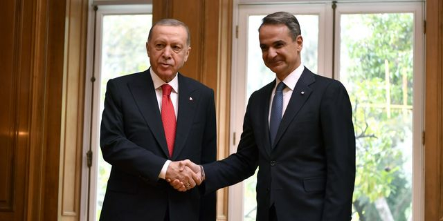 Ρετζέπ Ταγίπ Ερντογάν και Κυριάκος Μητσοτάκης