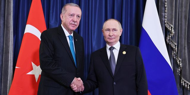 Ρετζέπ Ταγίπ Ερντογάν και Βλαντίμιρ Πούτιν
