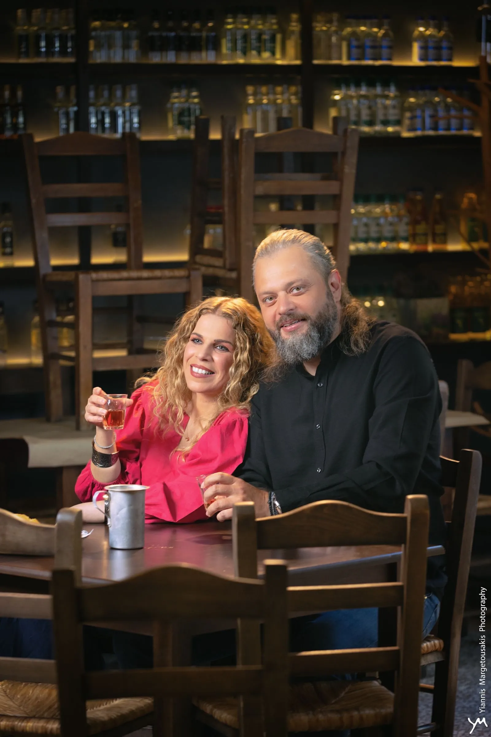 Ο Γιώργος Νικηφόρου Ζερβάκης και η Βιολέτα Ίκαρη