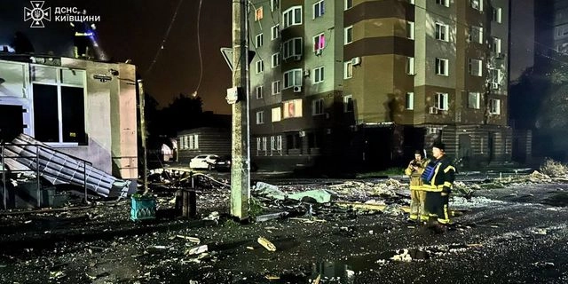 Εικόνα από την Ουκρανία μετά από ρωσική επίθεση