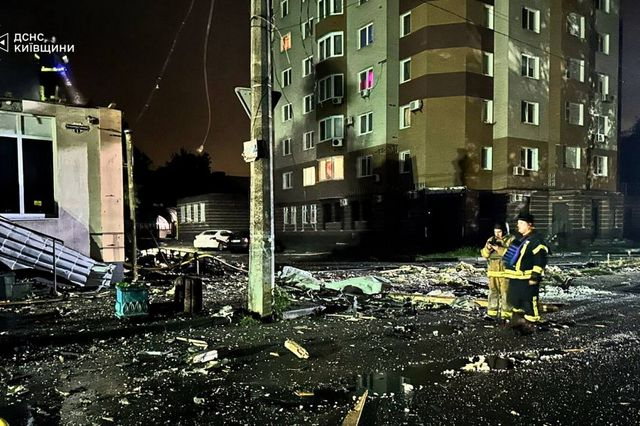 Εικόνα από την Ουκρανία μετά από ρωσική επίθεση