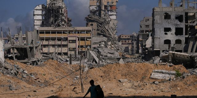 Κτήριο μετά Ισραηλινή επίθεση στη Γάζα