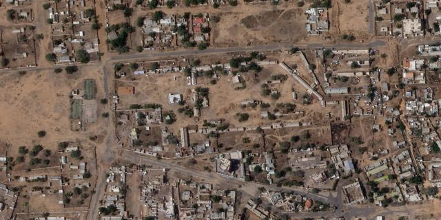 Δορυφορική εικόνα από περιοχή του Σουδάν μετά τις επιθέσεις