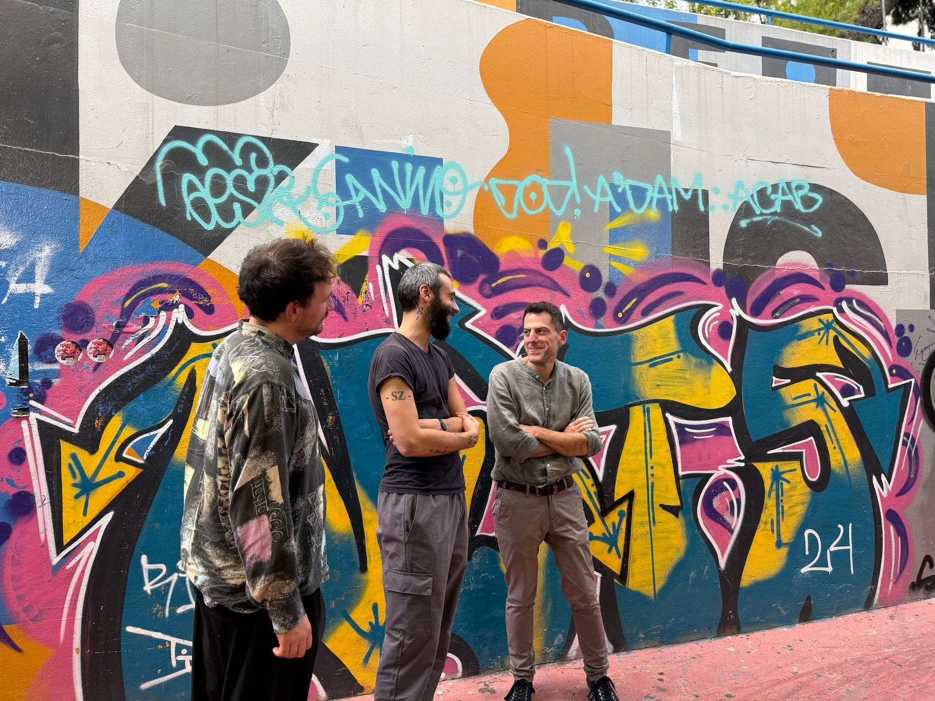 Ο Josef Bäcker, ο Daniele Szeredy και ο Παντελής Φλατσούσης