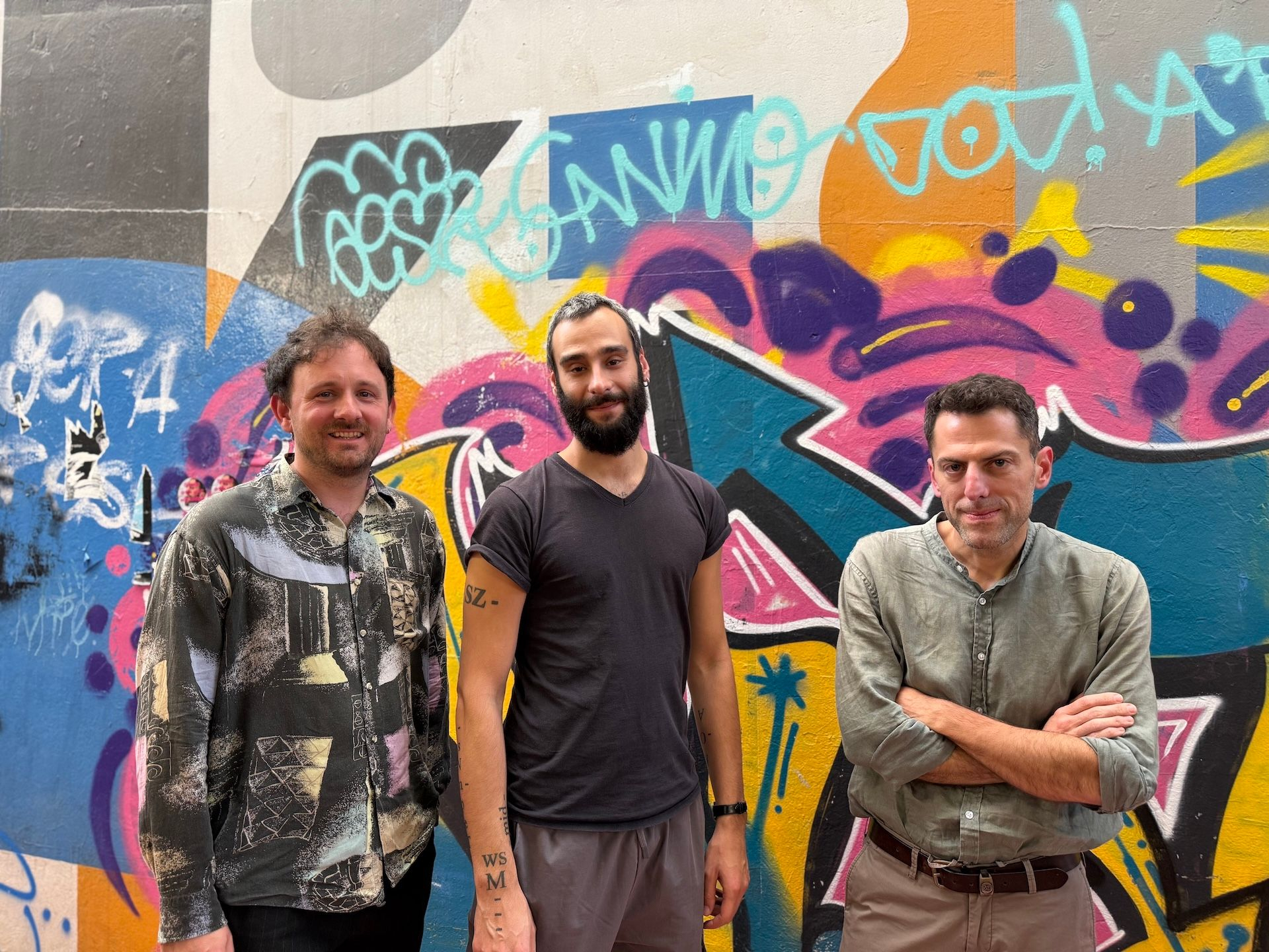 Ο Josef Bäcker, ο Daniele Szeredy και ο Παντελής Φλατσούσης