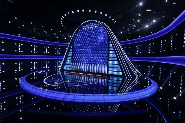 Τα σκηνικά του τηλεπαιχνιδιού "The Wall"