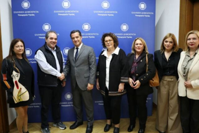 Συνάντηση Γεωργιάδη με τον Φιλανθρωπικό Οργανισμό “Αποστολή” για τη δωρεά αναλώσιμου υγειονομικού υλικού