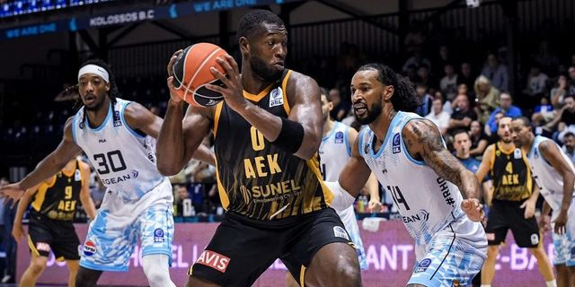 Κολοσσός – ΑΕΚ 85-87: Διπλό στη Ρόδο οι κιτρινόμαυροι