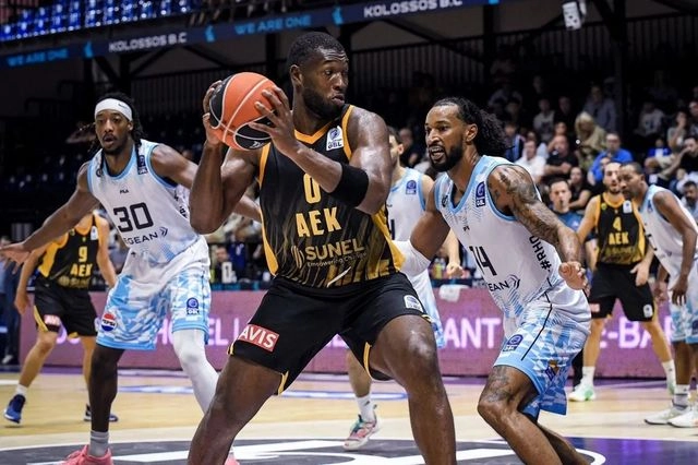 Κολοσσός – ΑΕΚ 85-87: Διπλό στη Ρόδο οι κιτρινόμαυροι