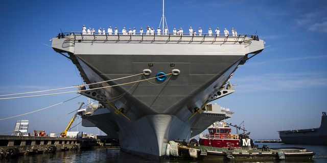 Το αεροπλανοφόρο USS Gerald R. Ford, το μεγαλύτερο στον κόσμο