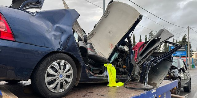 Tροχαίο δυστύχημα στις Αφίδνες