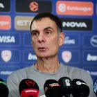 Μπαρτζώκας: Μάς θεωρούν πρώτο φαβορί και εδώ πιέζει ο πλανήτης ότι ο Ολυμπιακός είναι ελλιπής