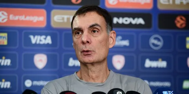 Μπαρτζώκας: Μάς θεωρούν πρώτο φαβορί και εδώ πιέζει ο πλανήτης ότι ο Ολυμπιακός είναι ελλιπής