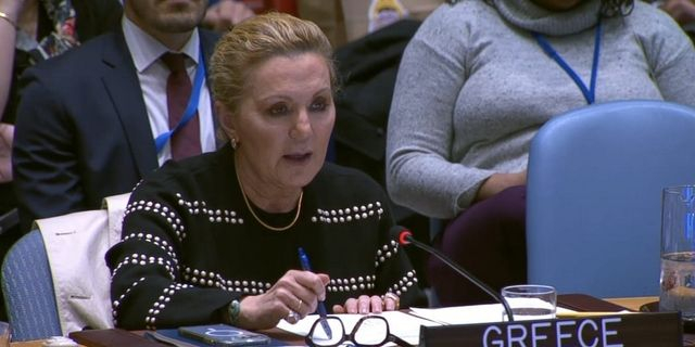 Μπαλτά στο ΣΑ ΟΗΕ: Σε ετοιμότητα η Ελλάδα για την ανοικοδόμηση της Γάζας και τη ροή της ανθρωπιστικής βοήθειας