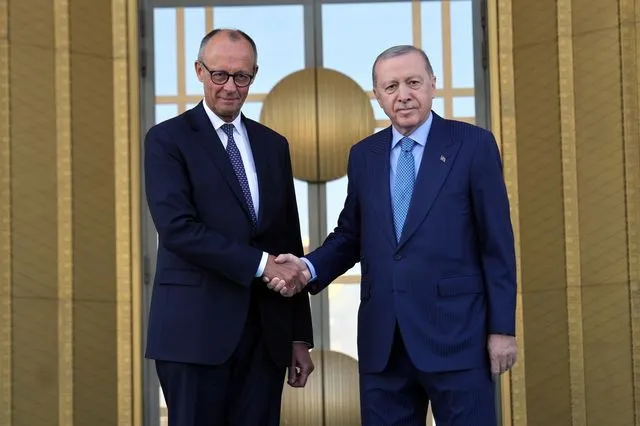 Ταγίπ Ερντογάν και Φρίντριχ Μερτς