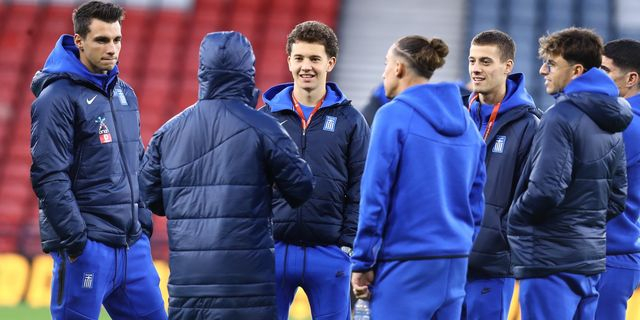 Η εθνική πριν το ματς με τη Σκωτία