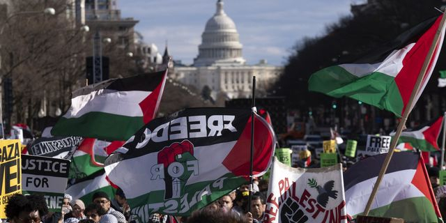 Διαδηλώσεις στις ΗΠΑ για την Παλαιστίνη