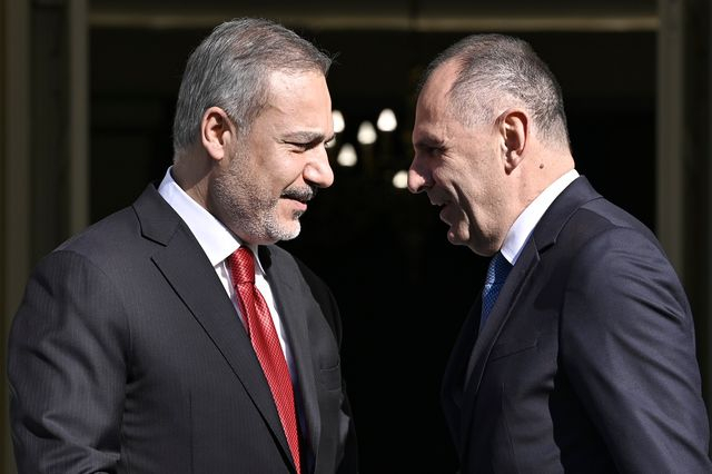 Γεραπετρίτης στη συνάντηση με Φιντάν: “Εκτός συζήτησης θέματα κυριαρχίας”