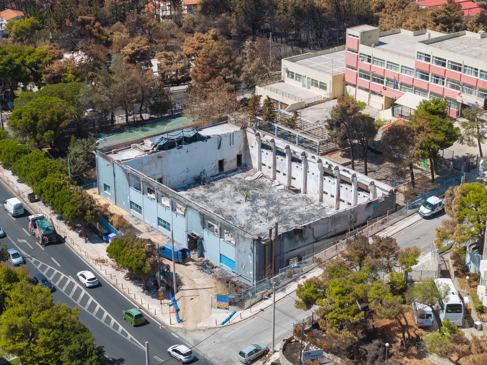 Κλειστό Γυμναστήριο της Νέας Πεντέλης πριν από την ανακατασκευή