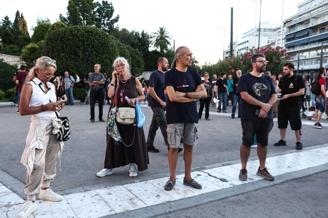 Διαμαρτυρία Αλληλεγγύης στην Πλατεία Συντάγματος